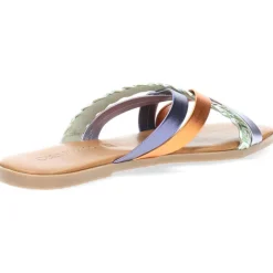 Multicolour slippers