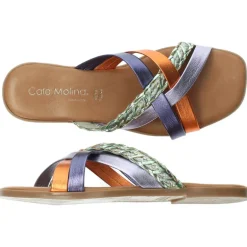 Multicolour slippers