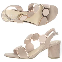 Nude sandalen