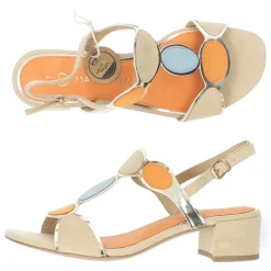 Oranje sandalen