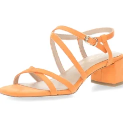 Oranje sandalen