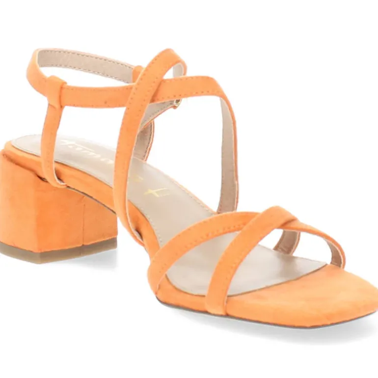 Oranje sandalen