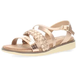Rosé gouden sandalen