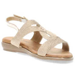 Rosé gouden sandalen