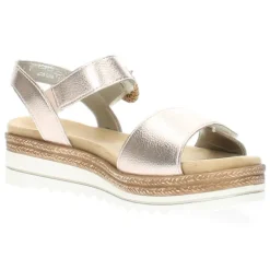 Rosé gouden sandalen