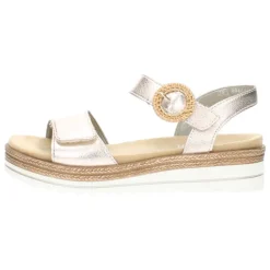 Rosé gouden sandalen