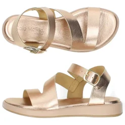 Rosé gouden sandalen