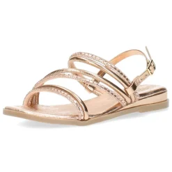 Rosé gouden sandalen