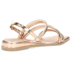 Rosé gouden sandalen
