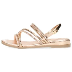 Rosé gouden sandalen