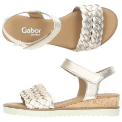 Rosé gouden sandalen