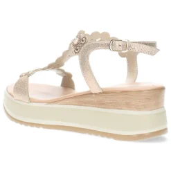 Rosé gouden sleehakken