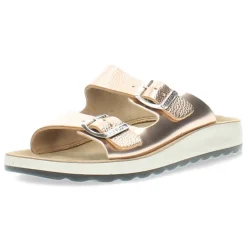 Rosé gouden slippers