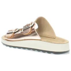 Rosé gouden slippers