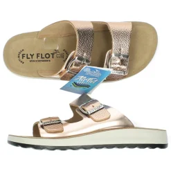 Rosé gouden slippers