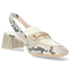 Slangenprint slingbacks