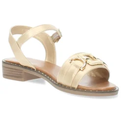 Taupe sandalen