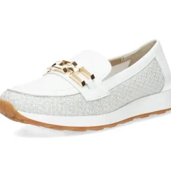 Witte loafers