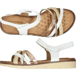 Witte sandalen