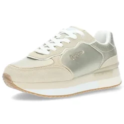 Zandkleurige sneakers