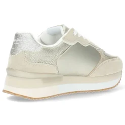 Zandkleurige sneakers