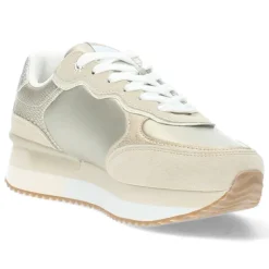 Zandkleurige sneakers