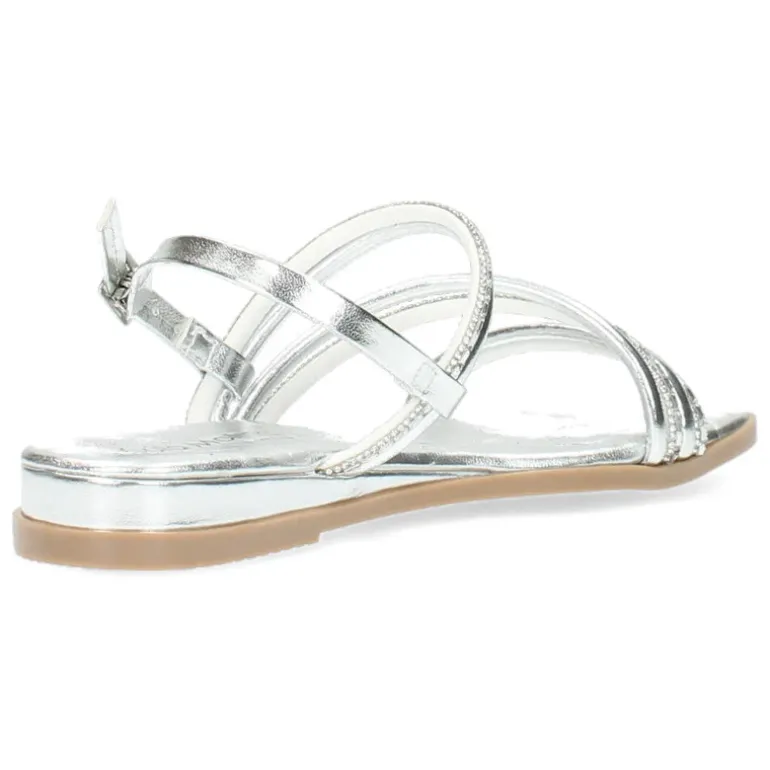 Zilveren sandalen