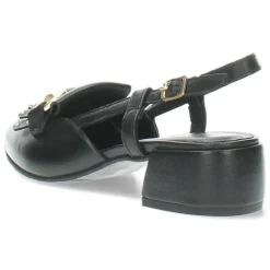 Zwarte slingbacks